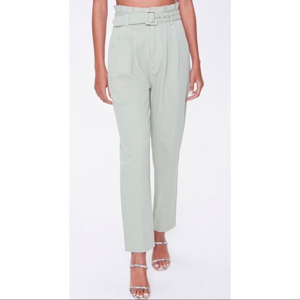 Paperbag Belted Pants